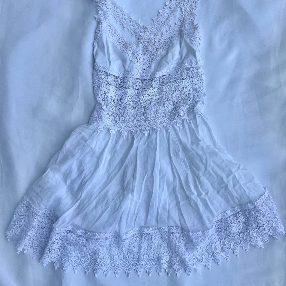 Charo Ruiz Ibiza Marilyn Floral Lace Dress Size S